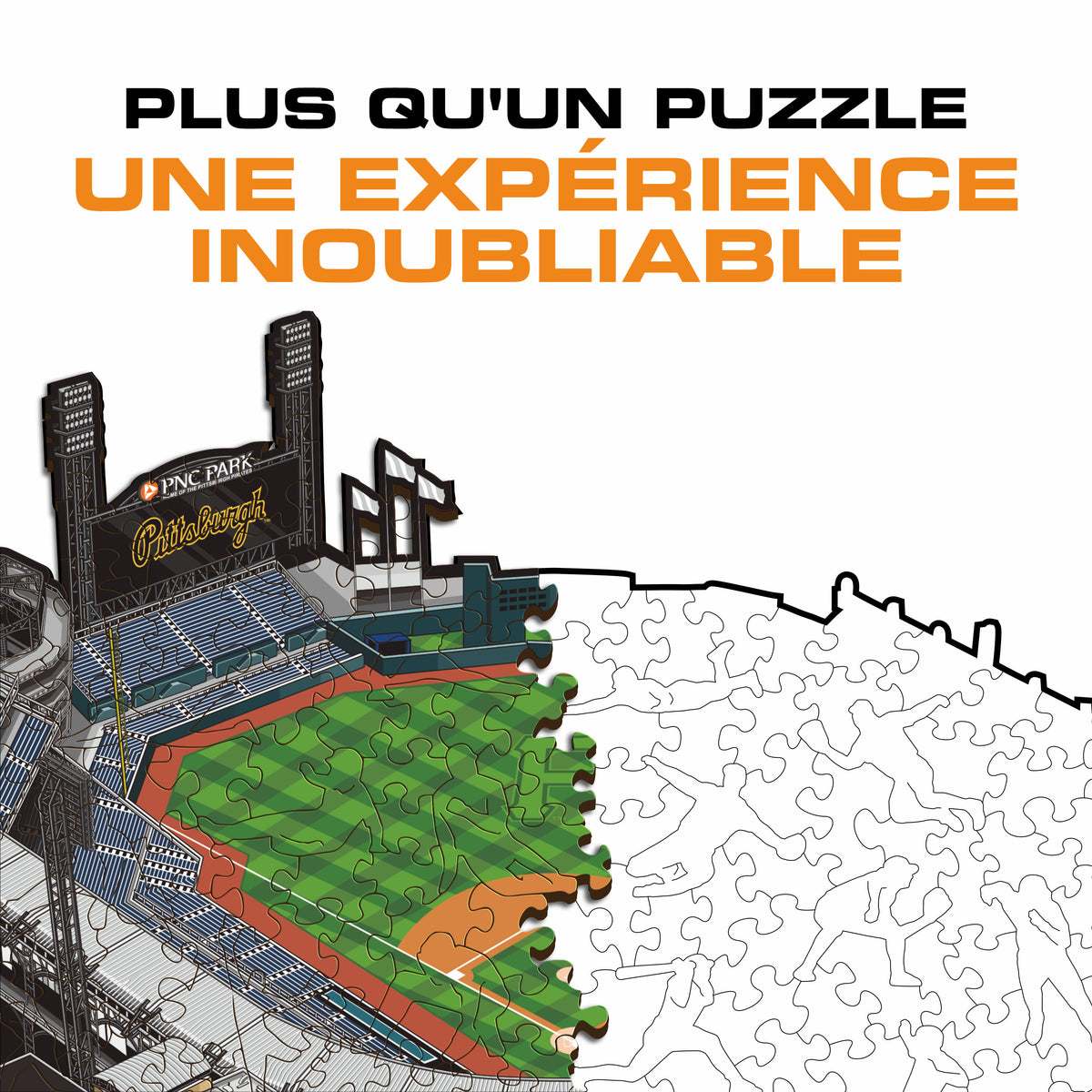 PNC Park Pittsburgh Pirates™ Puzzle en Bois