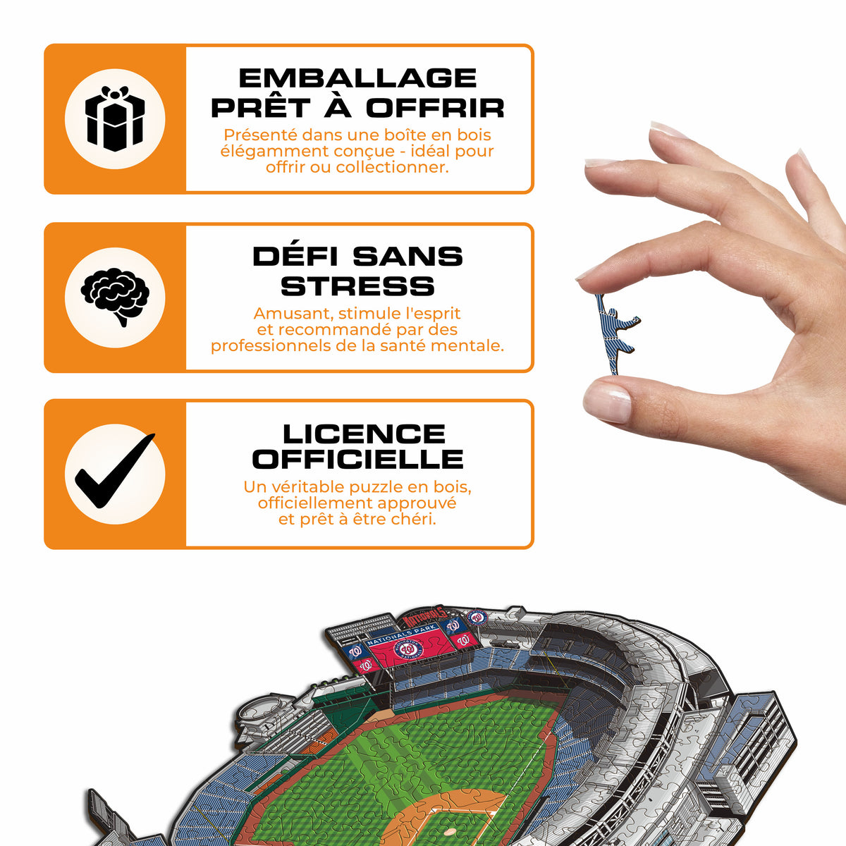 Nationals Park Washington Nationals™ Puzzle en Bois