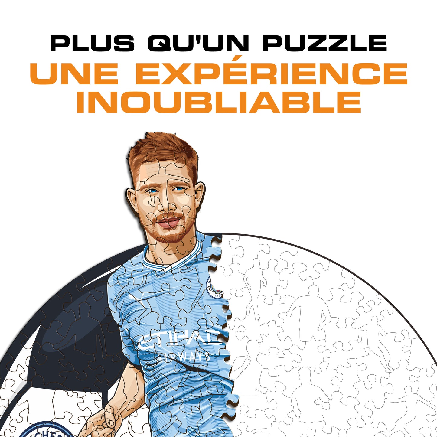 Kevin De Bruyne - Puzzle en Bois