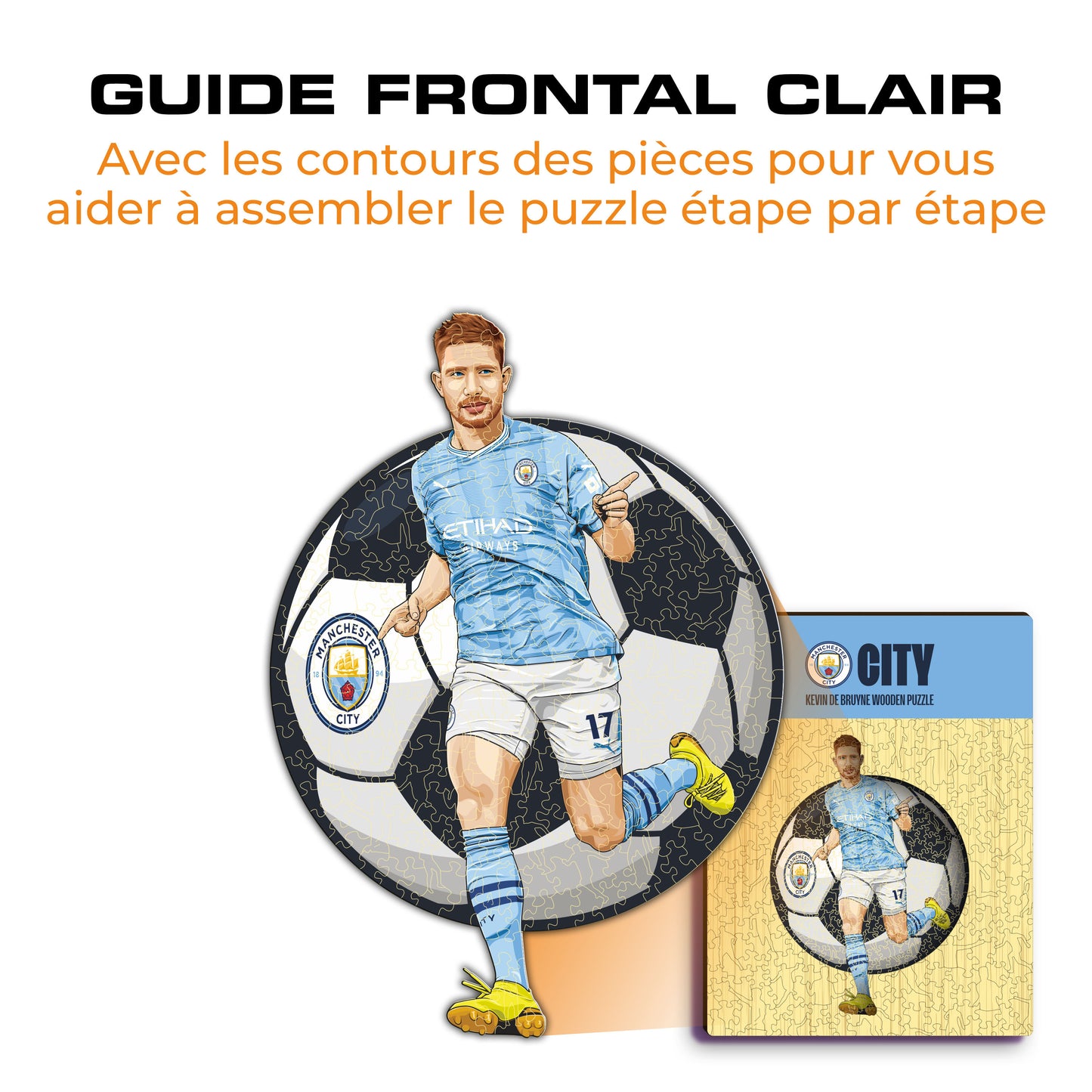 Kevin De Bruyne - Puzzle en Bois