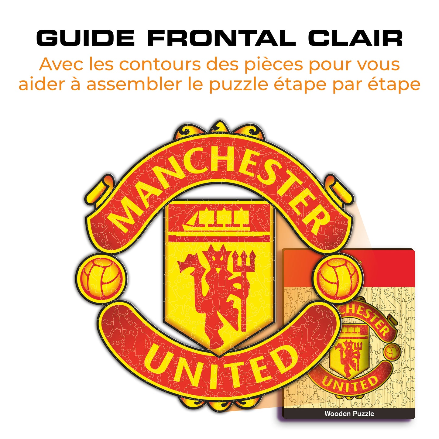 Manchester United FC® Logo - Puzzle en Bois