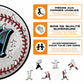 Miami Marlins™ - Puzzle en Bois