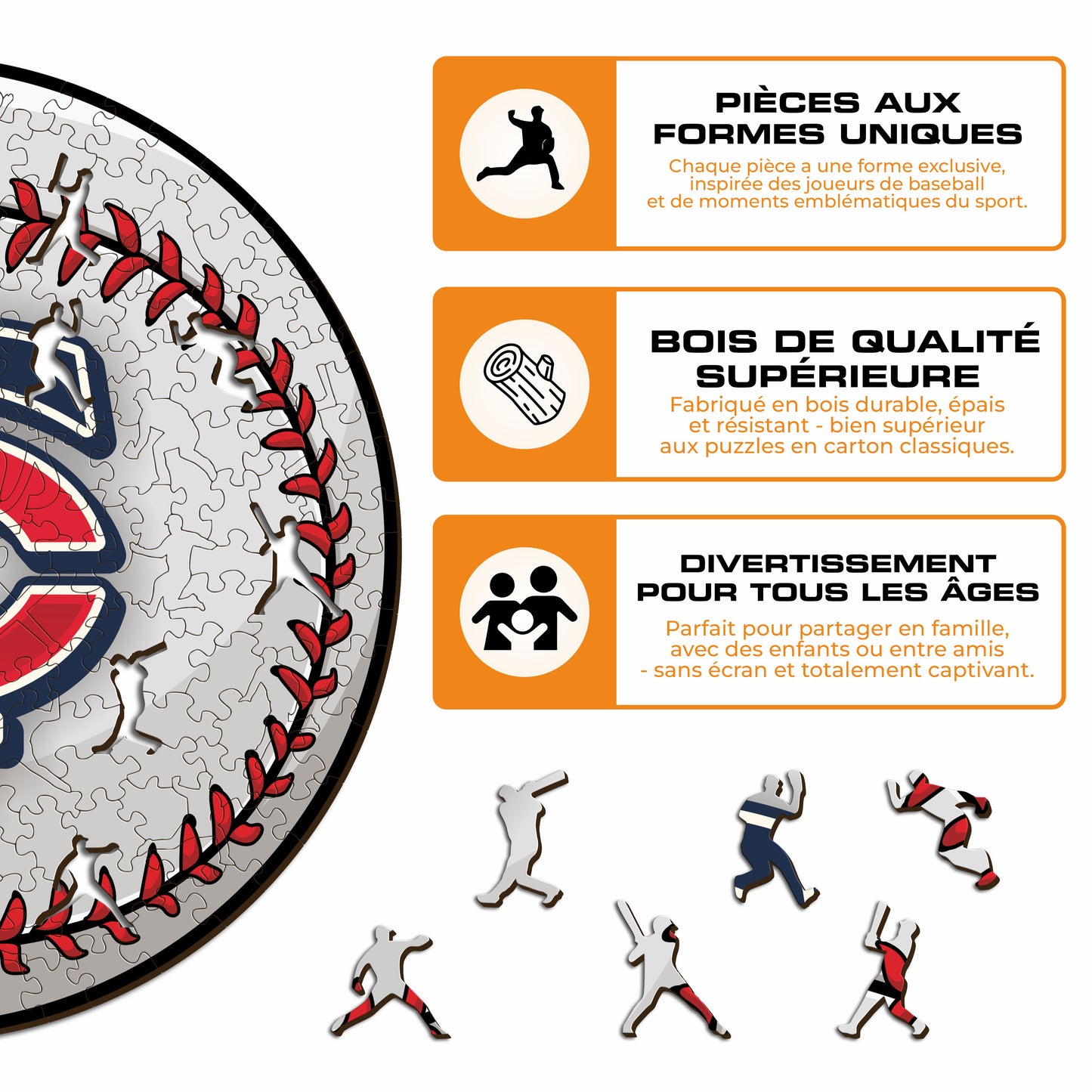 Minnesota Twins™ - Puzzle en Bois