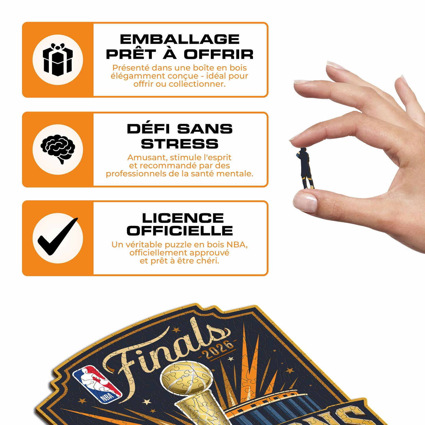 Champions New York Knicks™ NBA 2026 - Puzzle en Bois