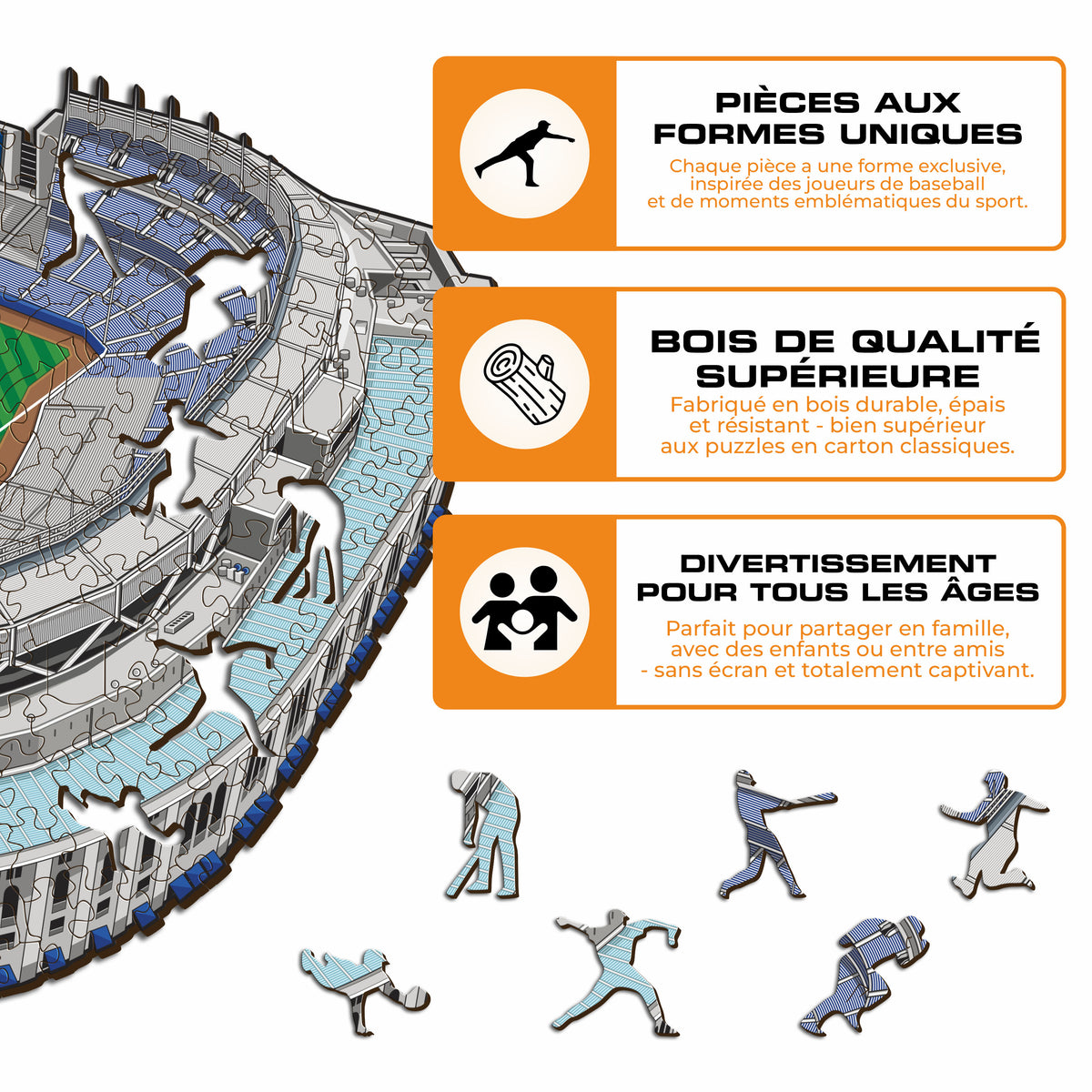 Yankee Stadium New York Yankees™ Puzzle en Bois