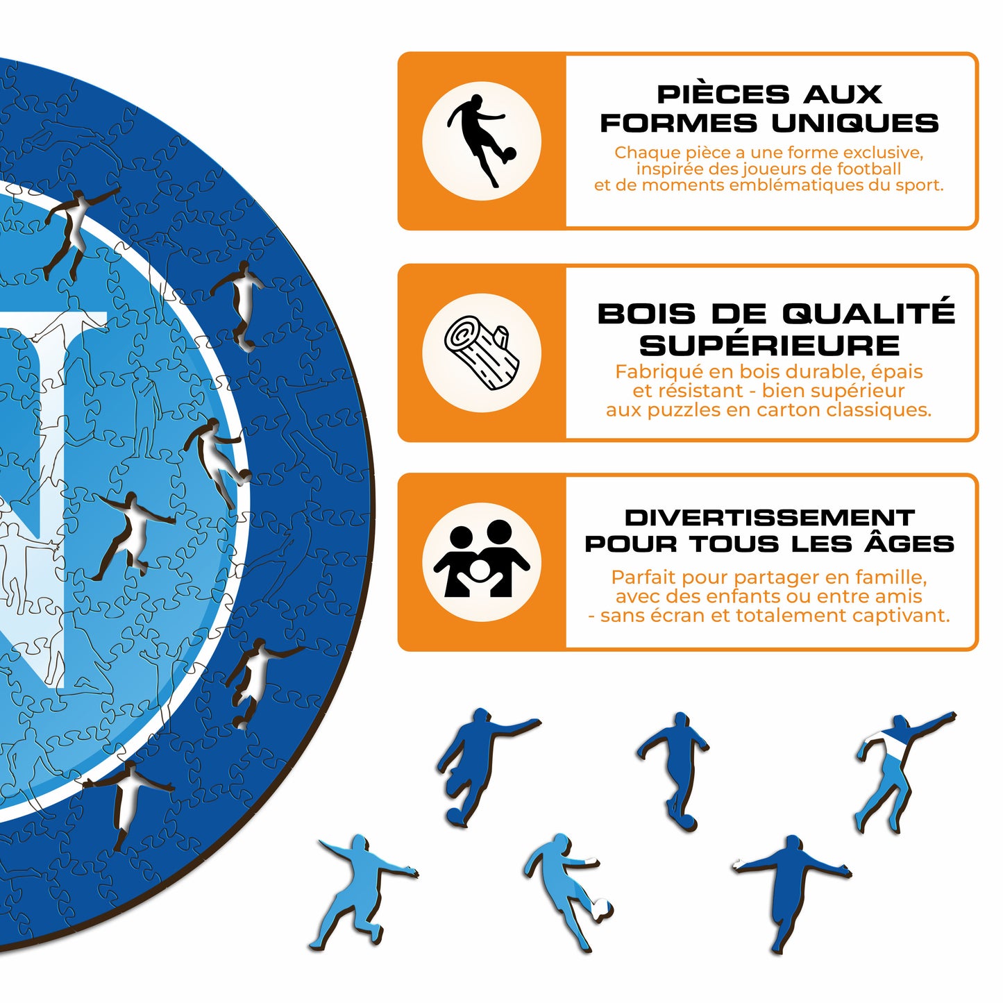 Logo SSC Napoli® - Puzzle en Bois