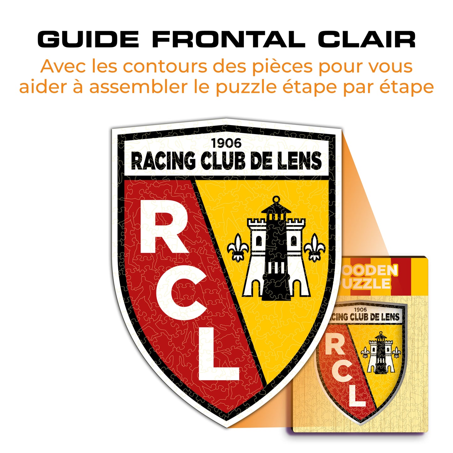 Logo RC Lens® - Puzzle en Bois