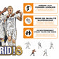 5 Jouers Real Madrid CF® - Puzzle en Bois