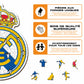 2 PACK Real Madrid CF® Logo + Équipe - Puzzle Officiel en Bois
