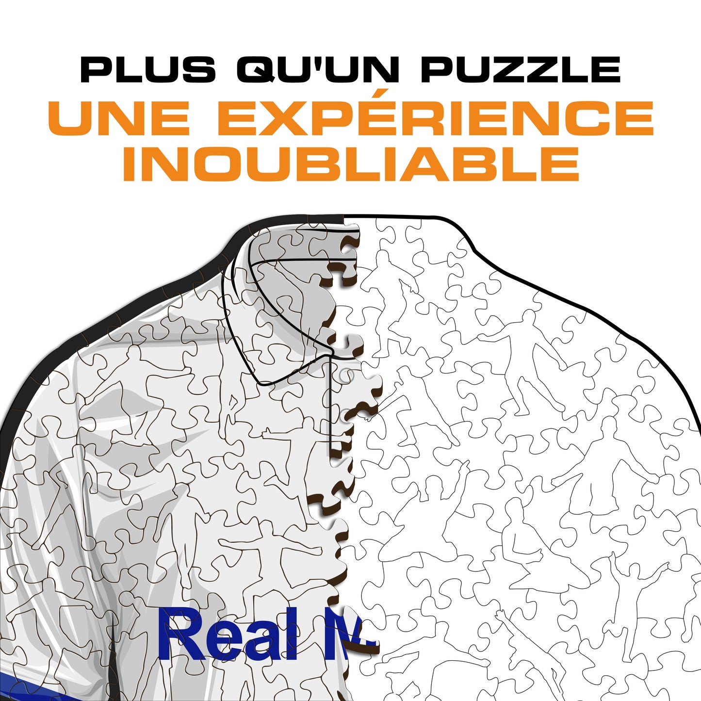 Maillot Real Madrid CF® - Puzzle en Bois