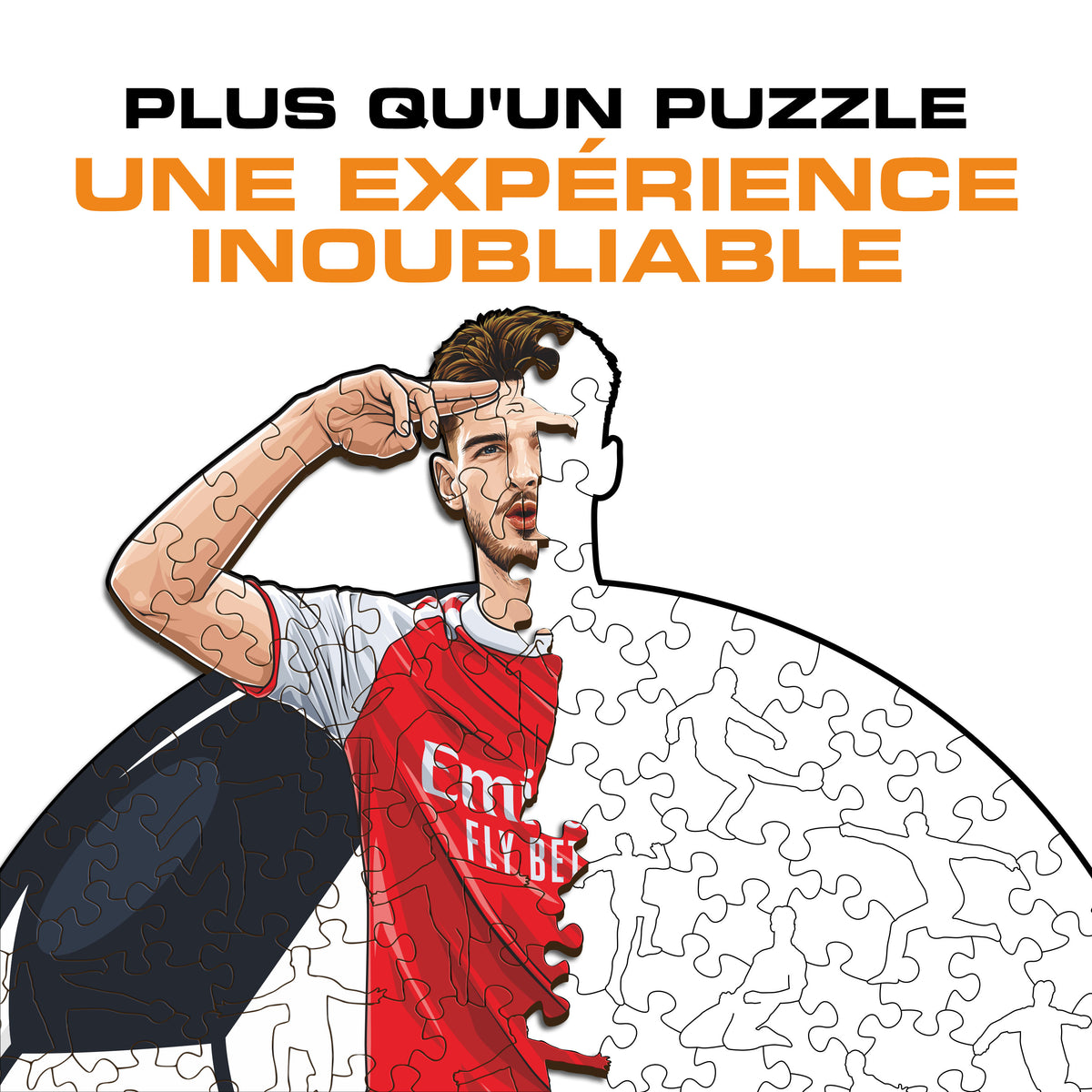 Declan Rice Puzzle en Bois