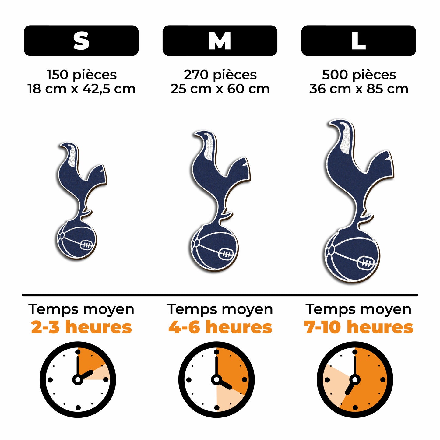 Logo Tottenham Hotspur FC® - Puzzle en Bois