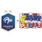 2 PACK Logo Équipe de France® + 6 Joueurs