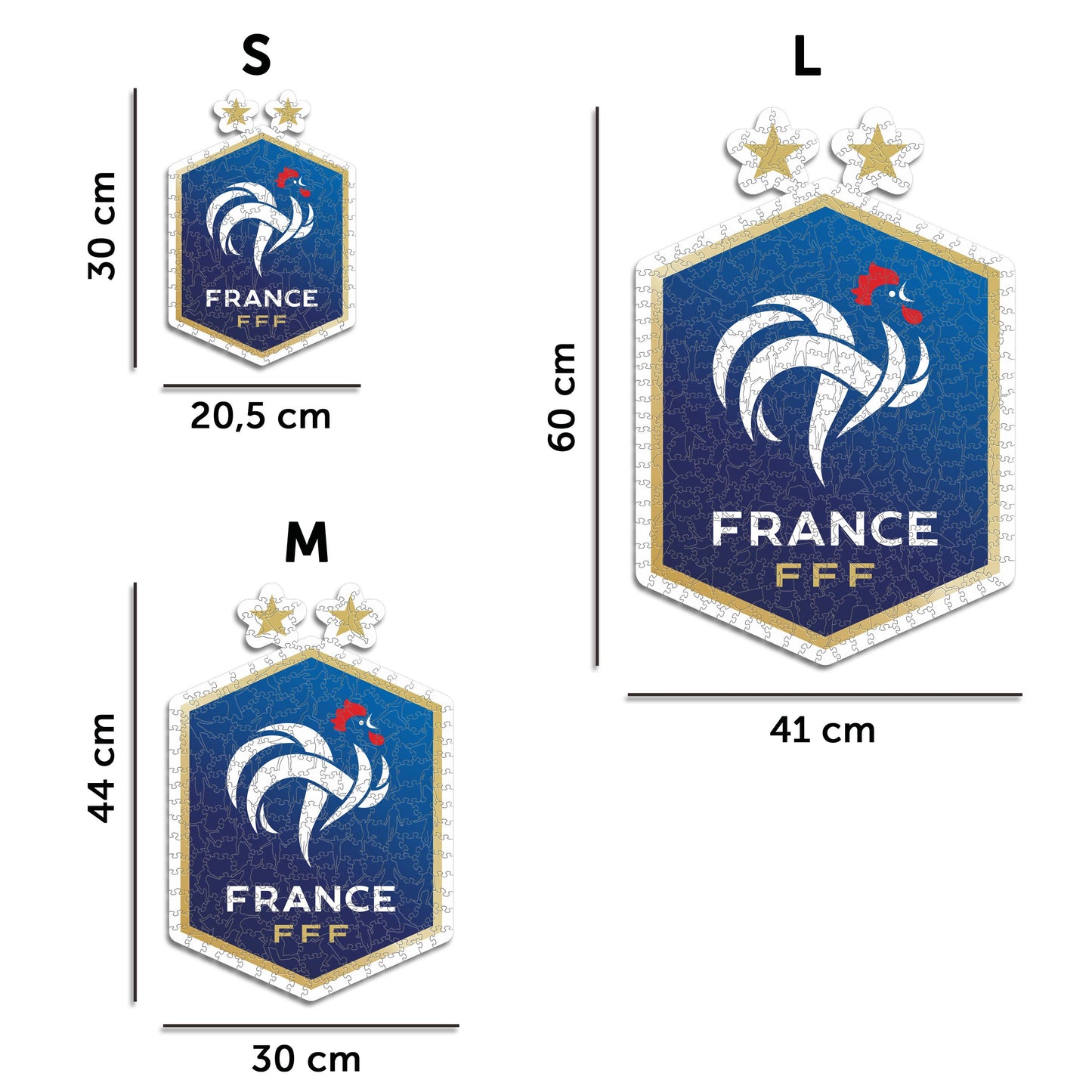 Logo Équipe de France® - Puzzle en Bois