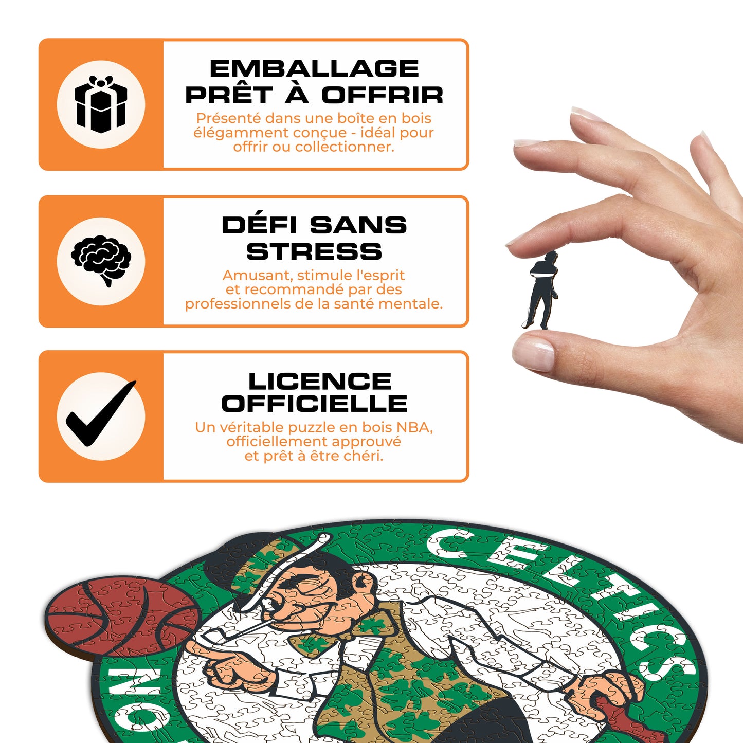 Boston Celtics™ - Puzzle en Bois