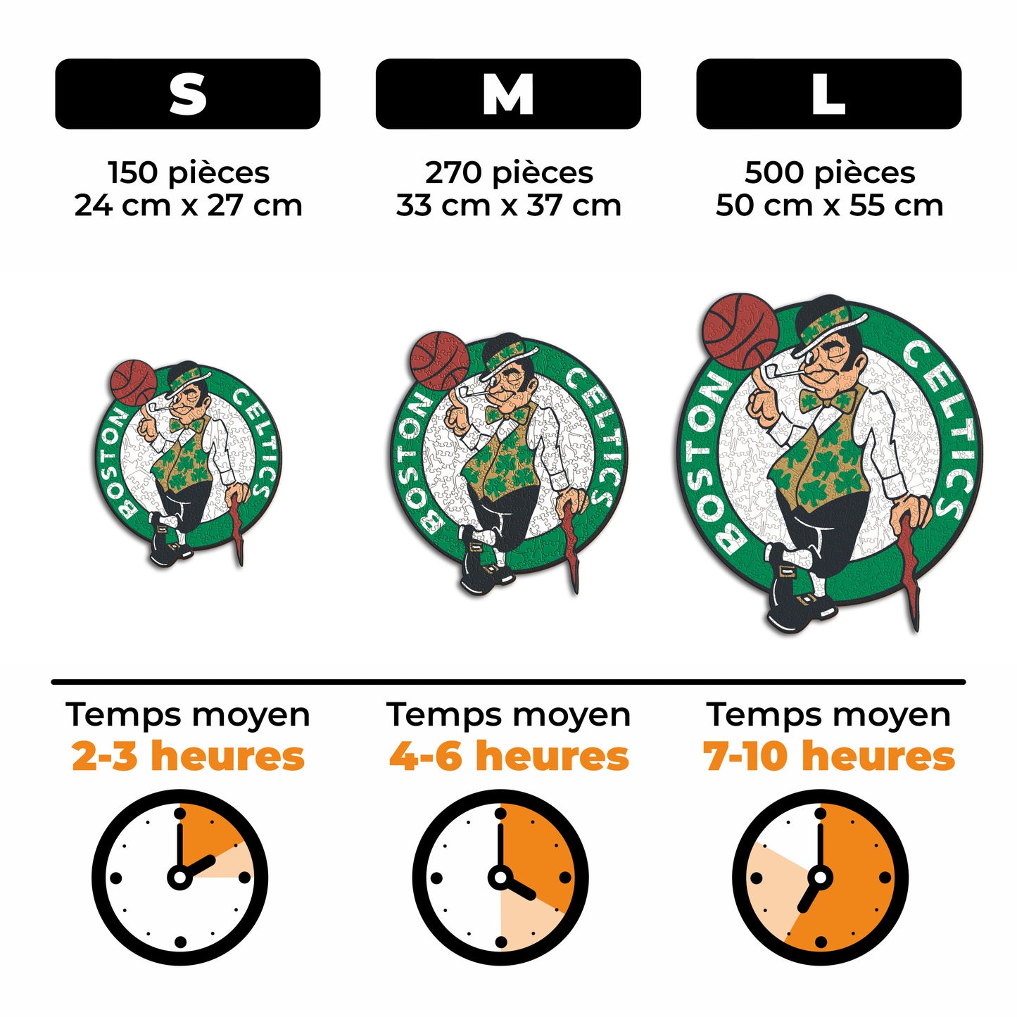 Boston Celtics™ - Puzzle en Bois