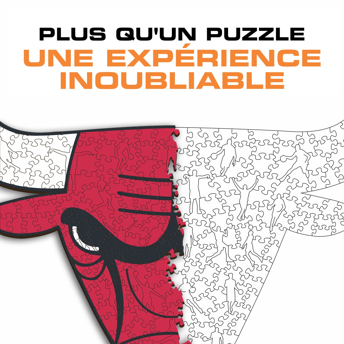 Chicago Bulls™ - Puzzle en Bois