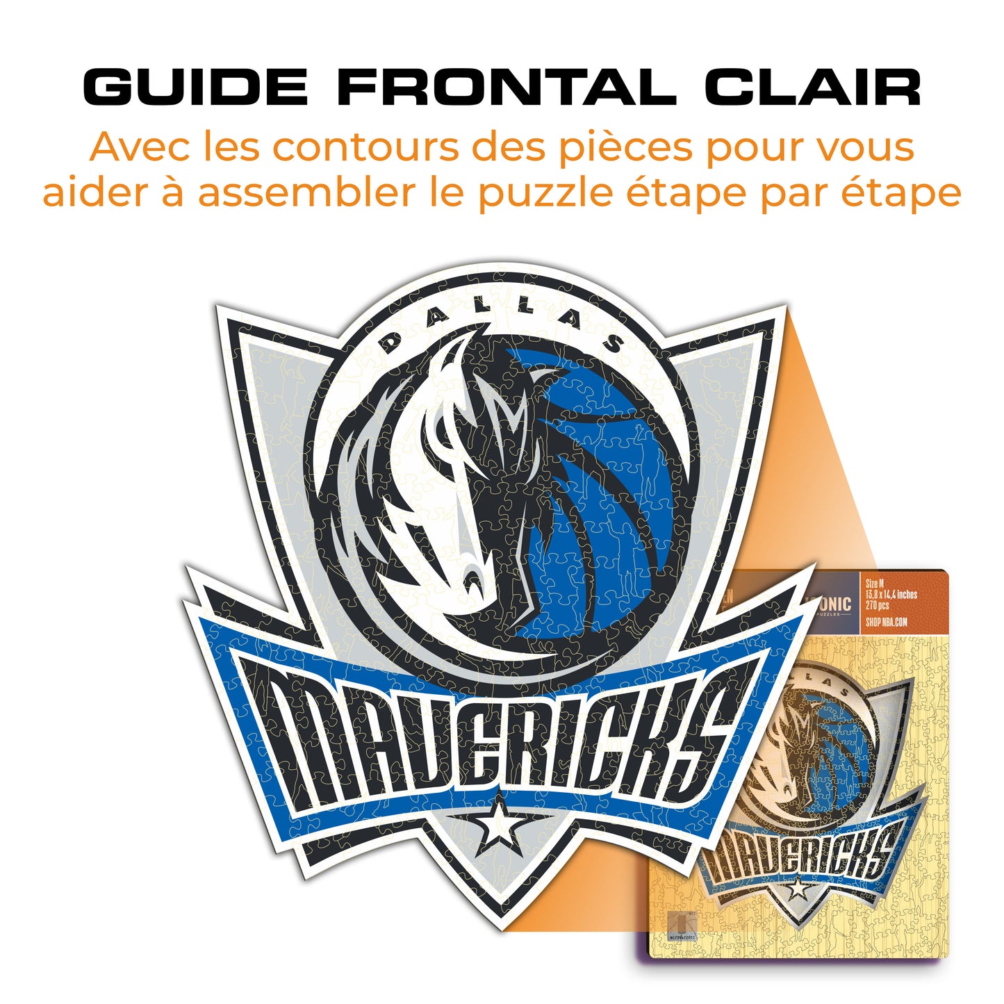Dallas Mavericks™ - Puzzle en Bois