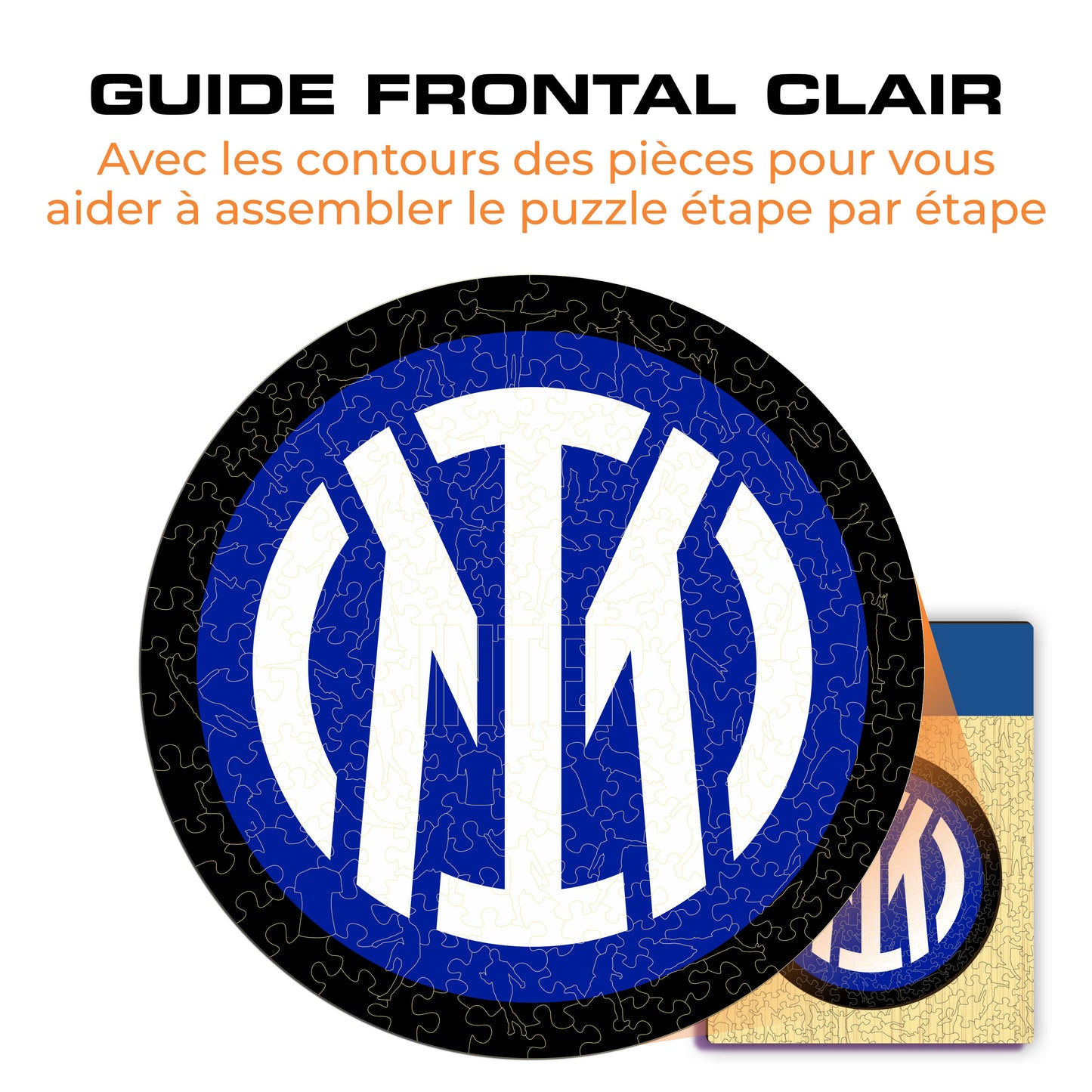 Logo FC Inter® - Puzzle en Bois