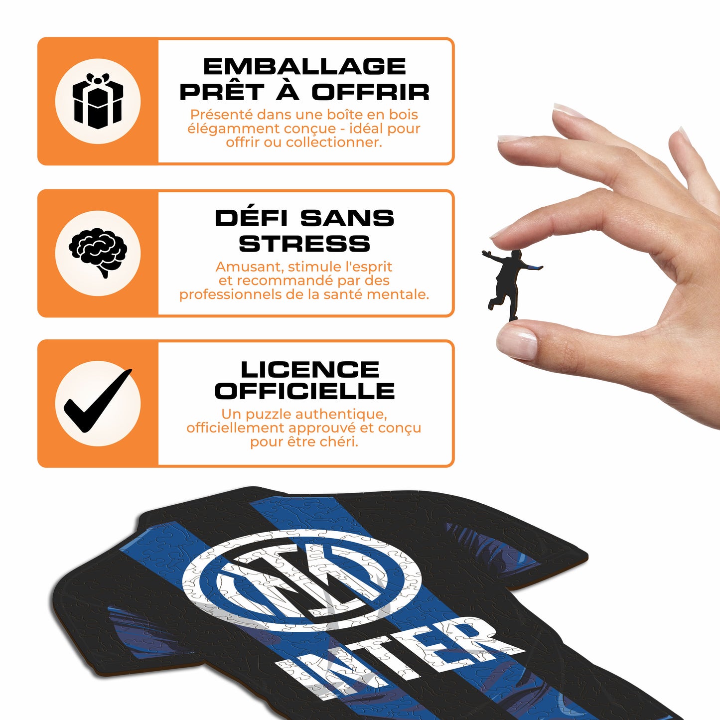 Maillot FC Inter® - Puzzle en Bois