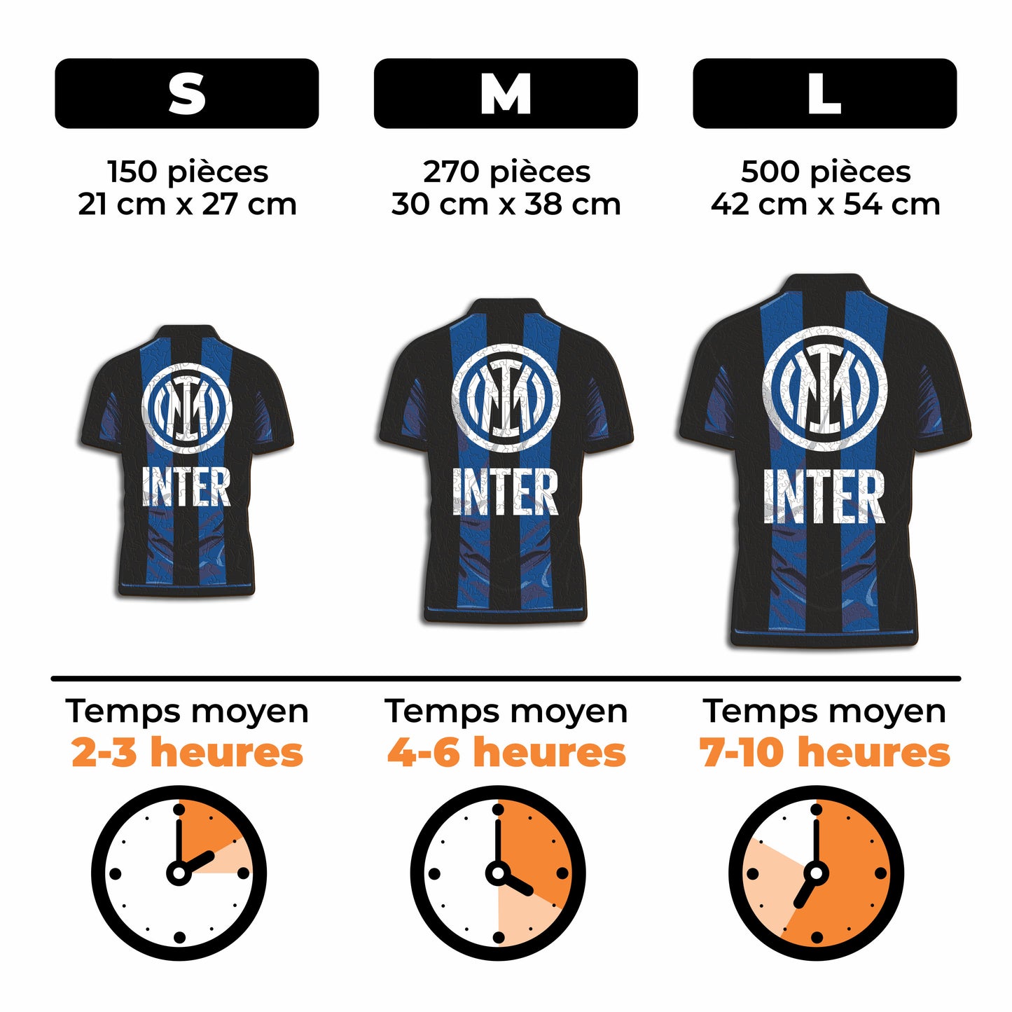 Maillot FC Inter® - Puzzle en Bois