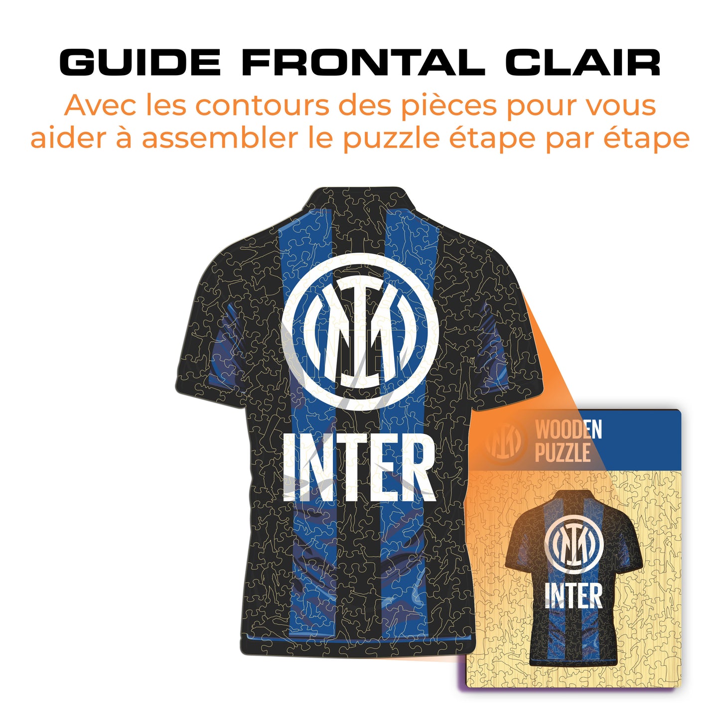 Maillot FC Inter® - Puzzle en Bois