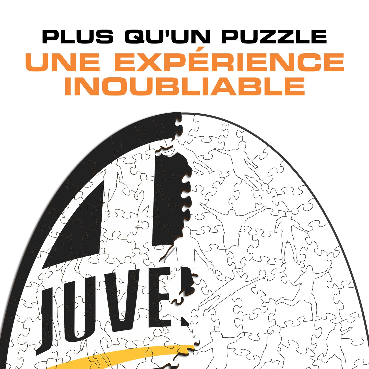 Retro Logo Juventus FC® - Puzzle en Bois