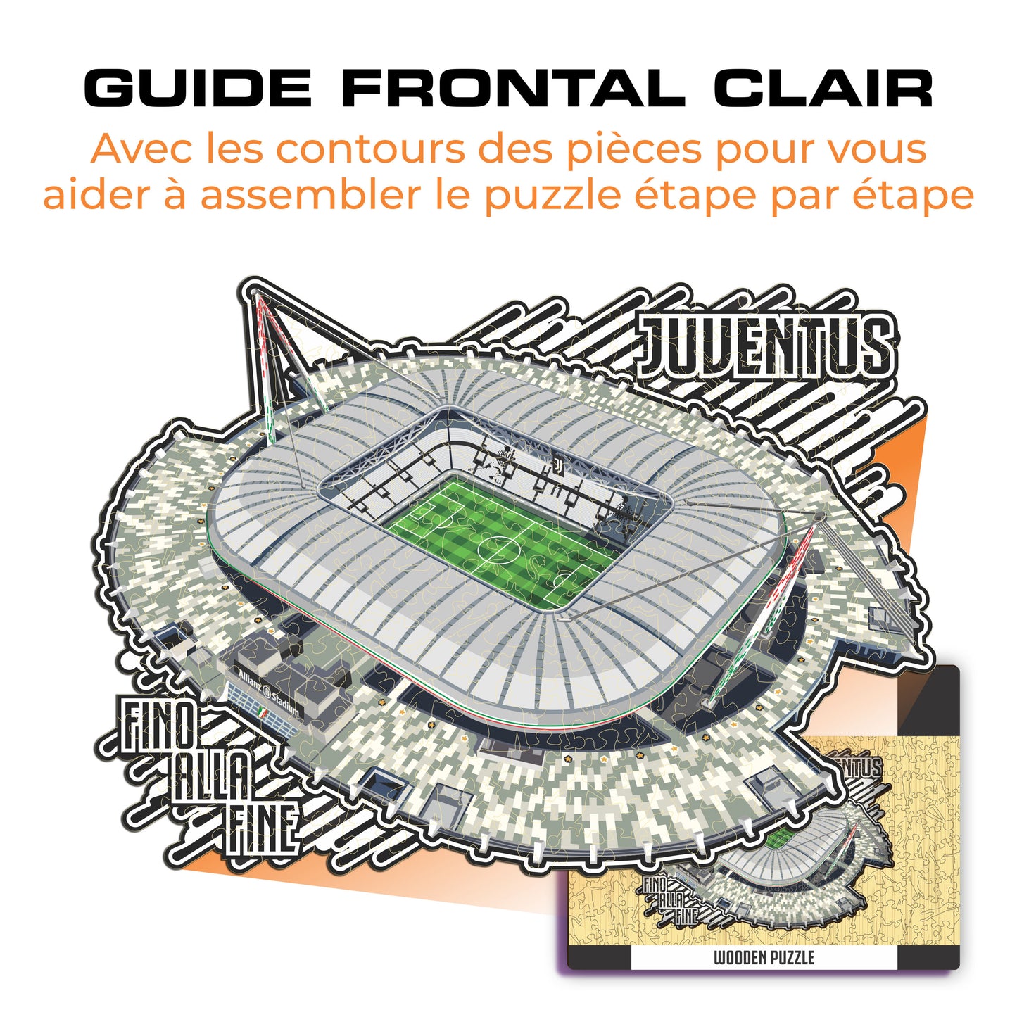 Allianz Stadium Juventus FC® - Puzzle en Bois
