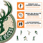 Milwaukee Bucks™ - Puzzle en Bois