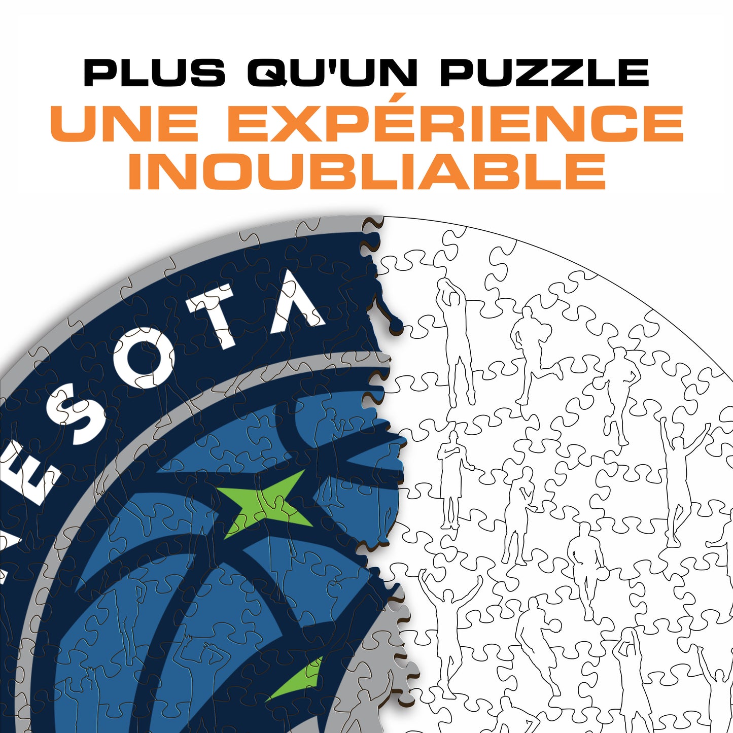 Minnesota Timberwolves™ - Puzzle en Bois