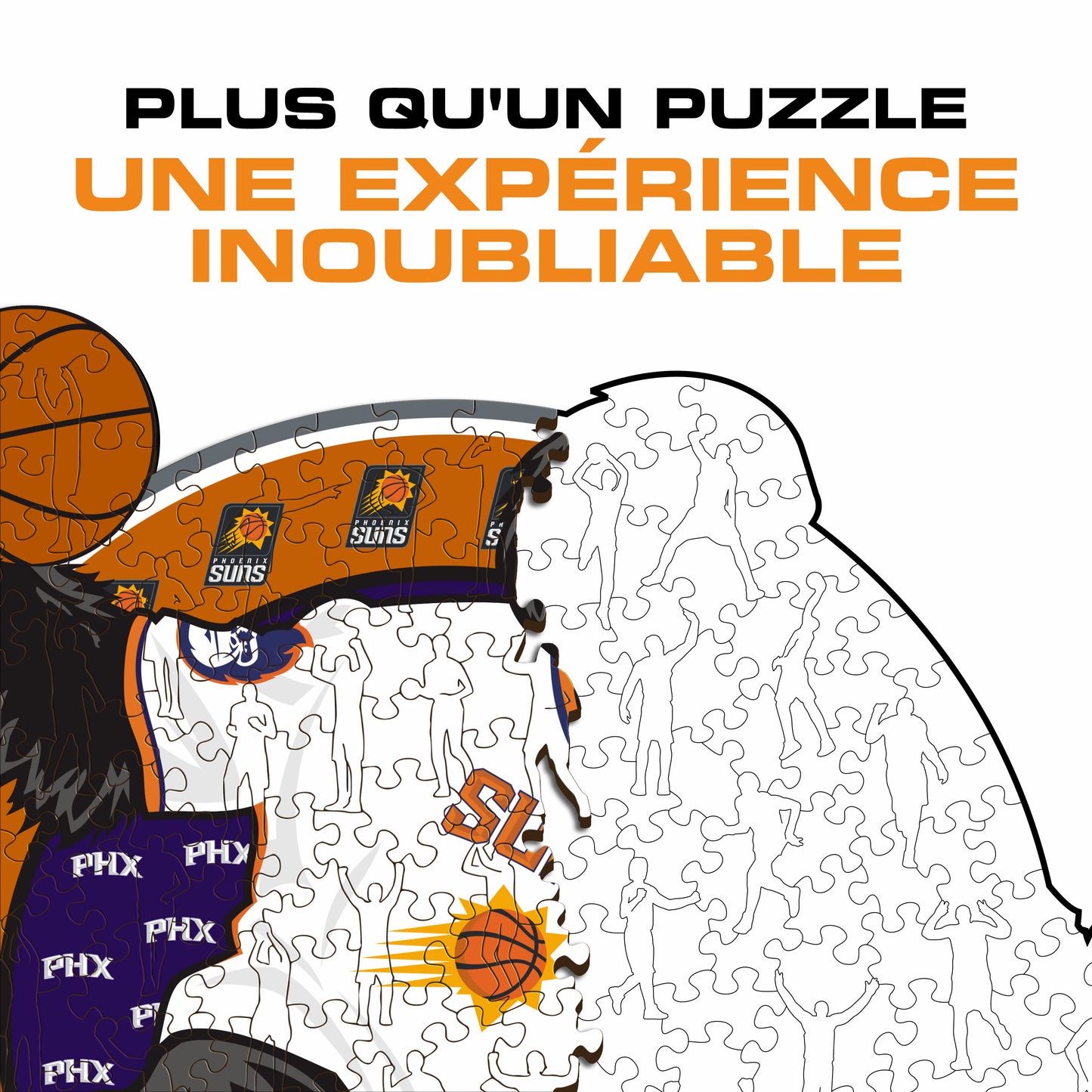 Mascotte Phoenix Suns™ - Puzzle en Bois