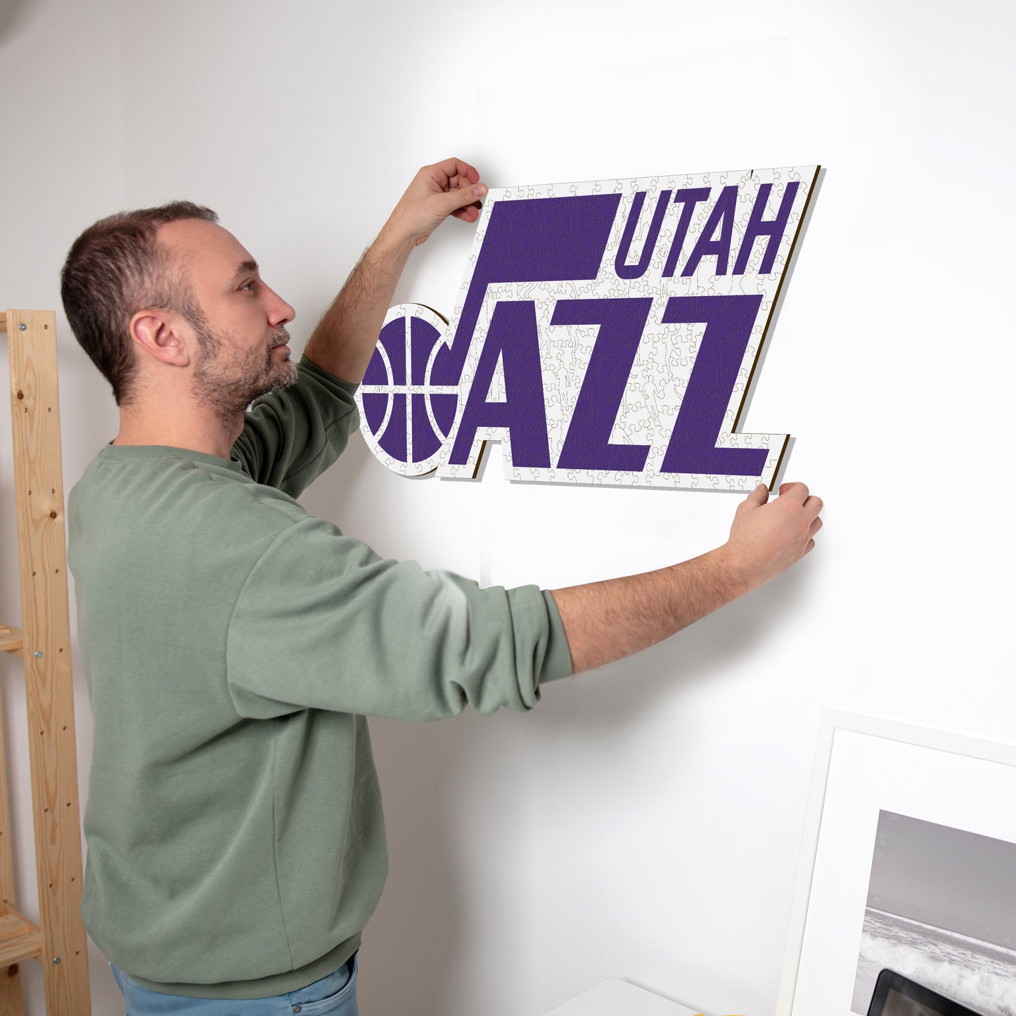 Utah Jazz™ - Puzzle en Bois