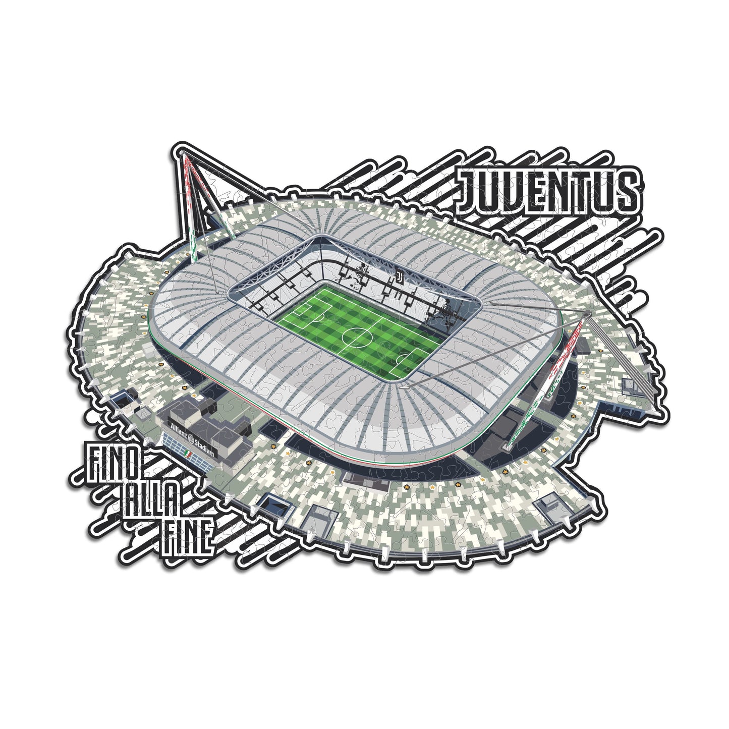 Allianz Stadium Juventus FC® - Puzzle en Bois