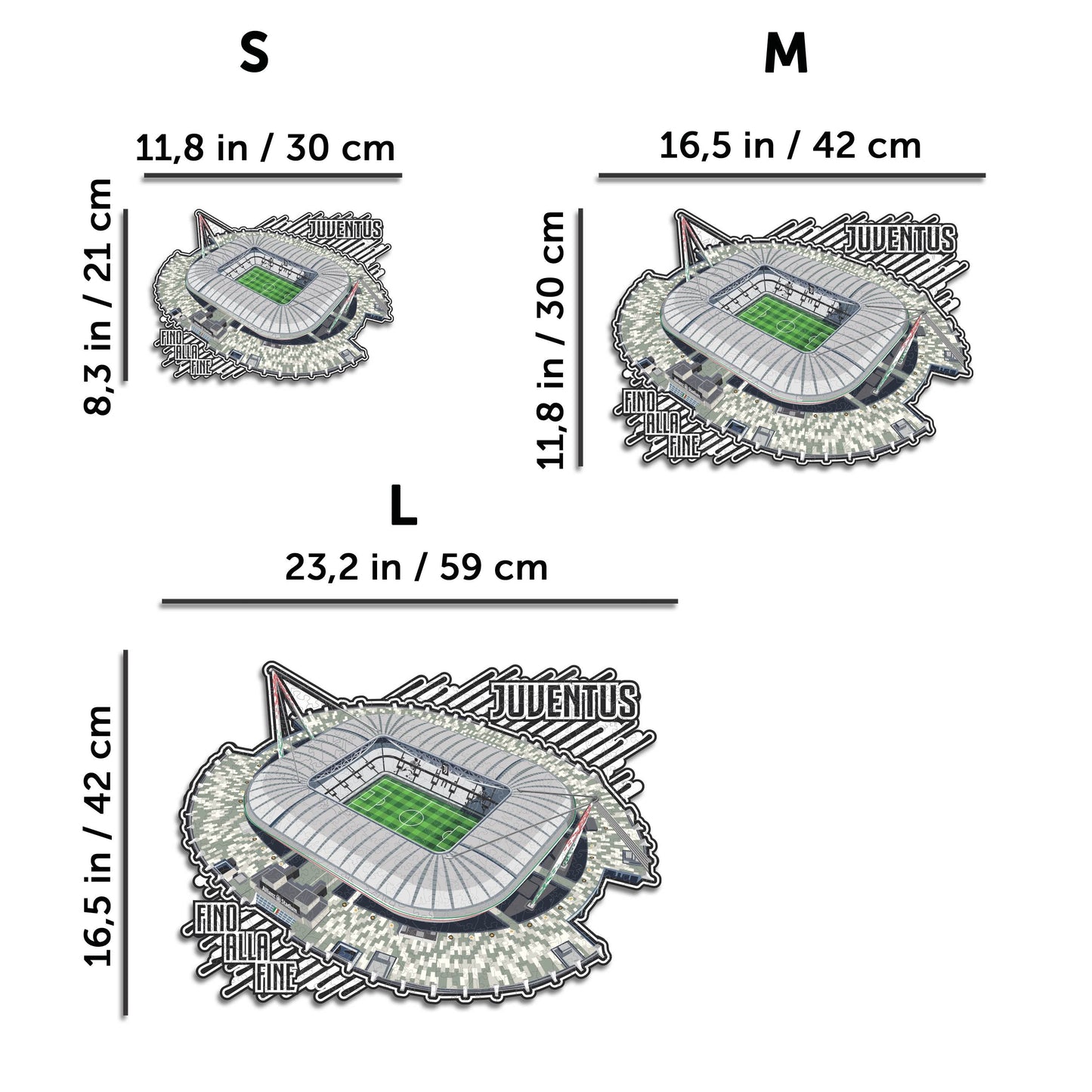 Allianz Stadium Juventus FC® - Puzzle en Bois