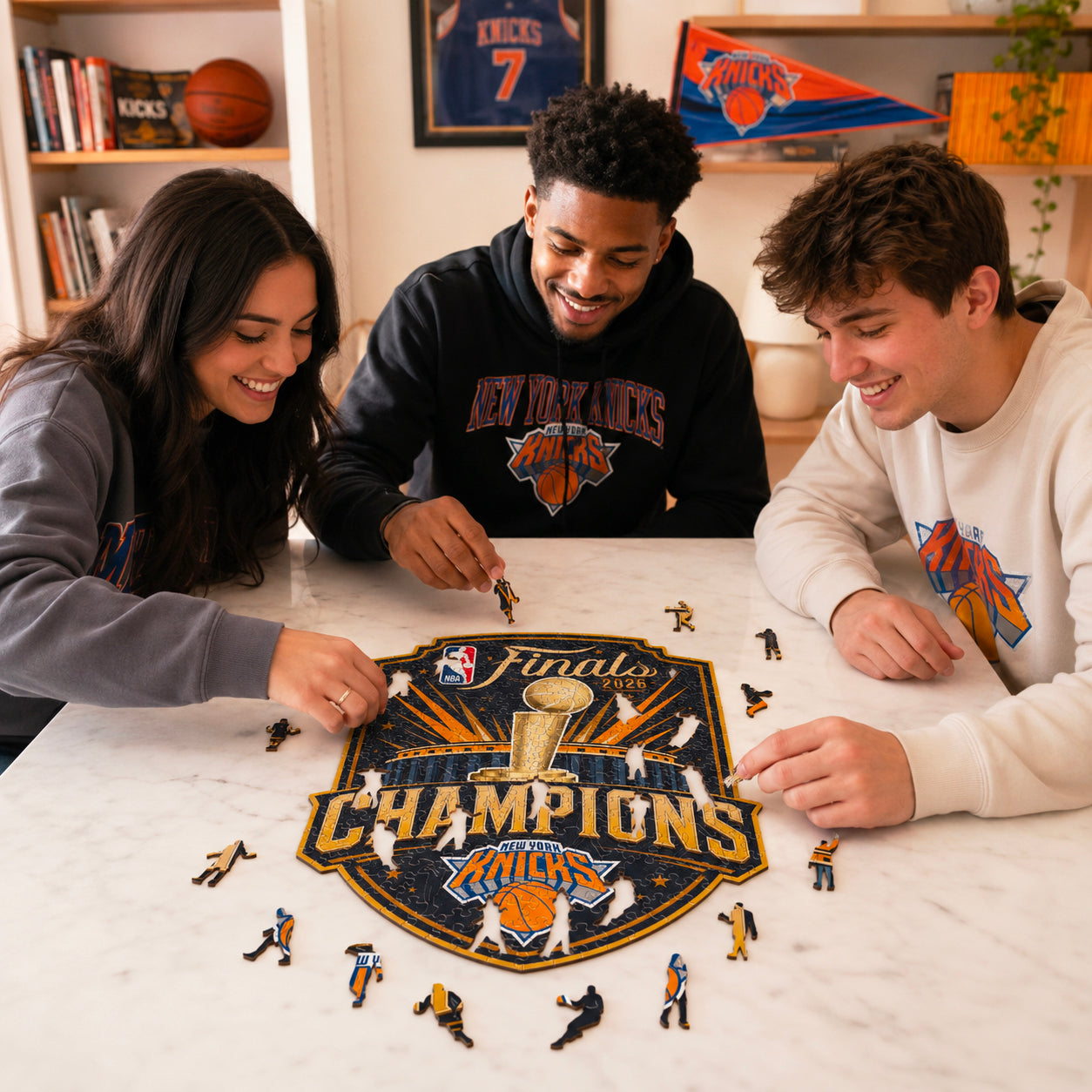 Champions New York Knicks™ NBA 2026 - Puzzle en Bois