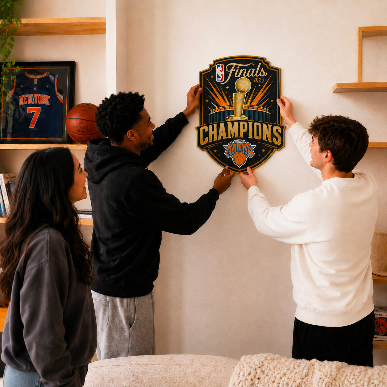 Champions New York Knicks™ NBA 2026 - Puzzle en Bois