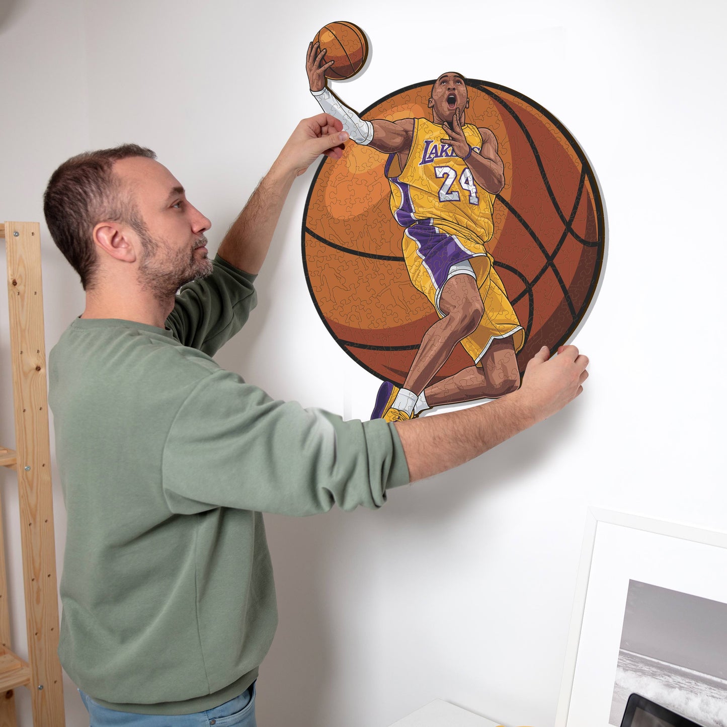 Kobe Bryant - Puzzle en Bois