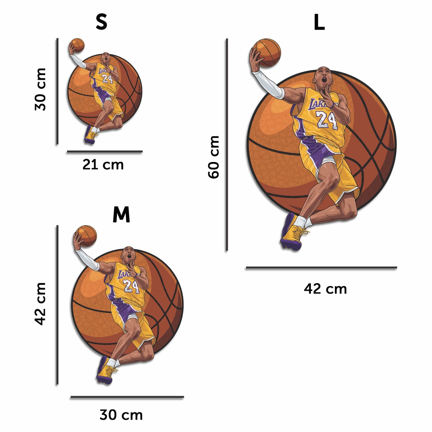 Kobe Bryant - Puzzle en Bois