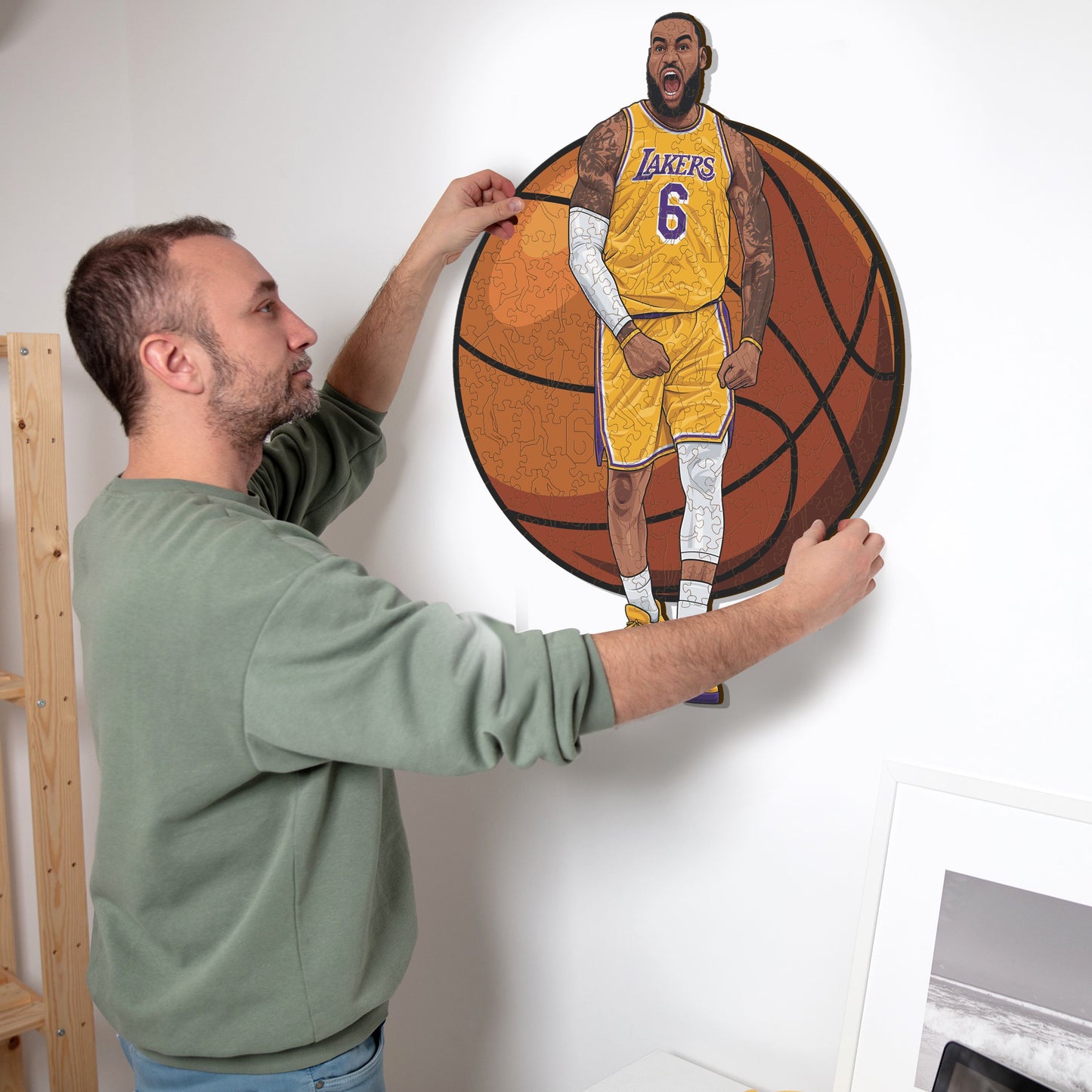 LeBron James - Puzzle en Bois