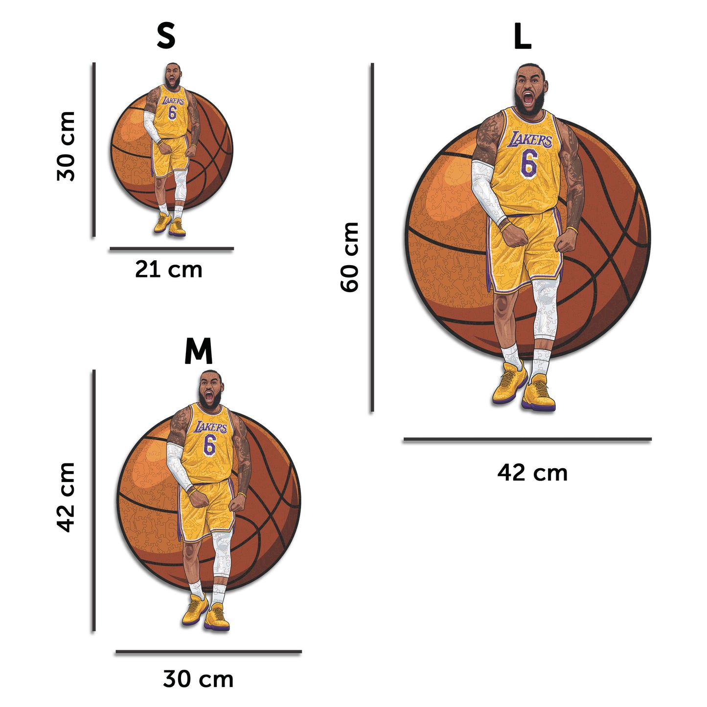 LeBron James - Puzzle en Bois