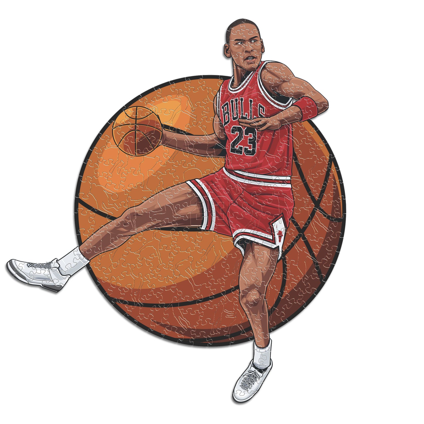 Michael Jordan - Puzzle en Bois