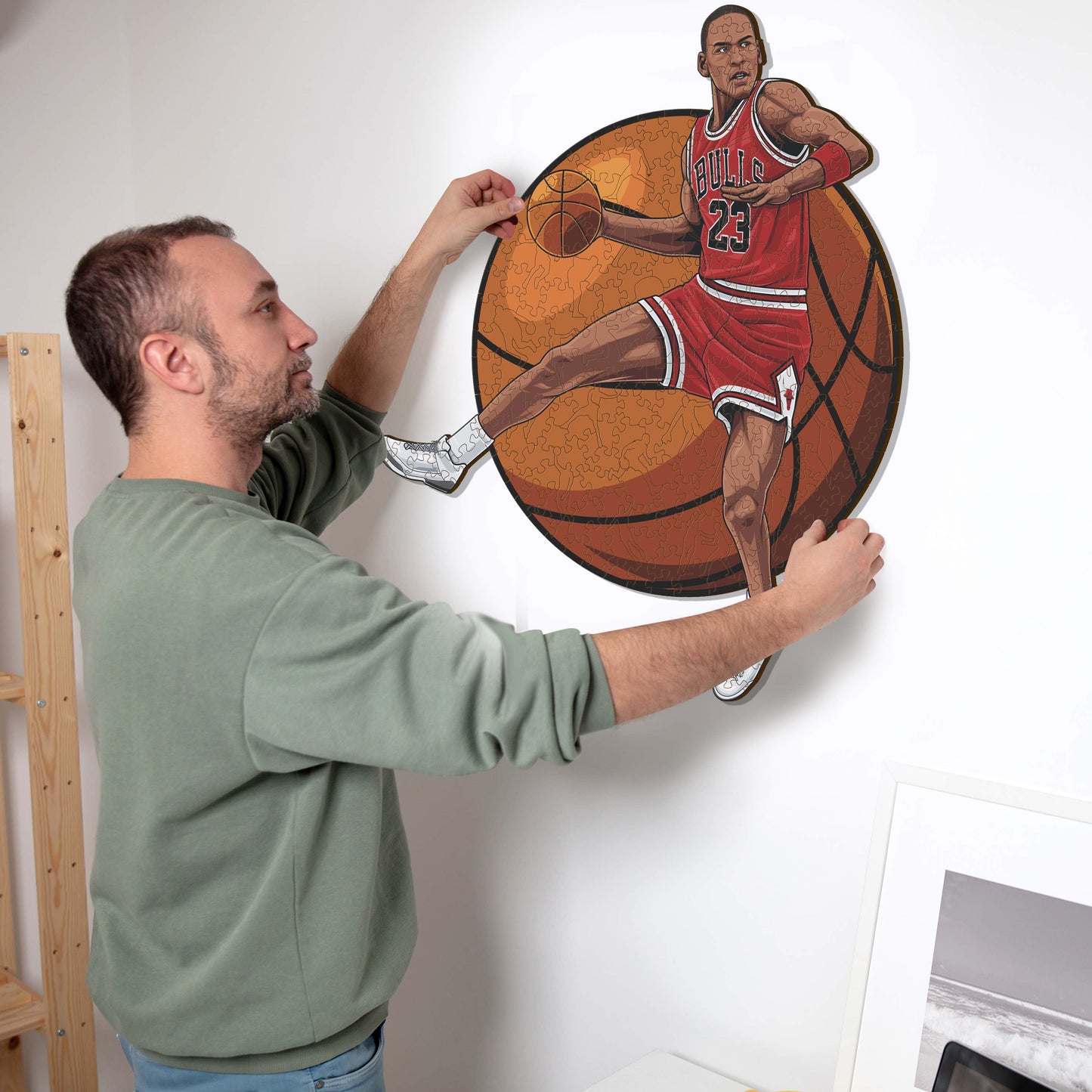 Michael Jordan - Puzzle en Bois