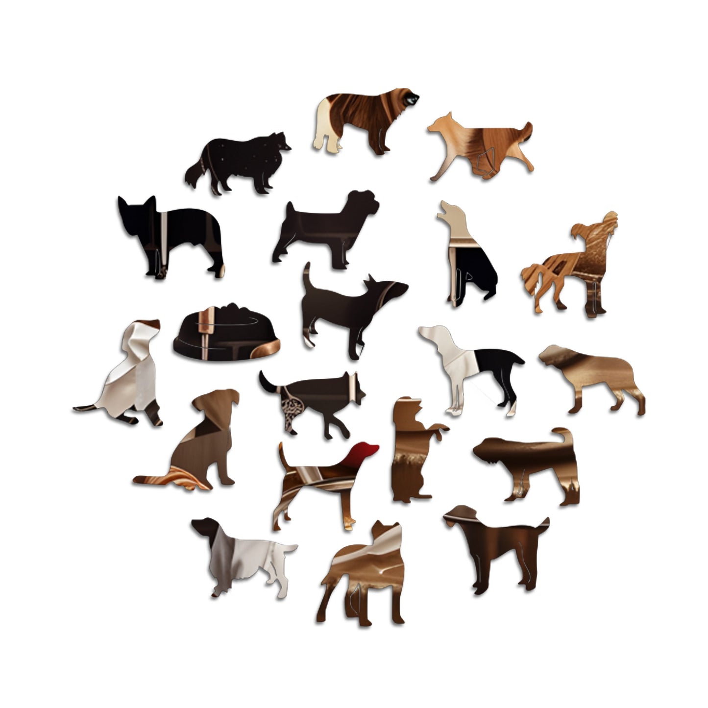 Chiens Chef - Puzzle en Bois