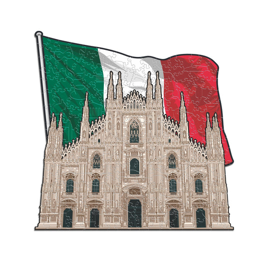 Cathédrale de Milan - Puzzle Officiel en Bois