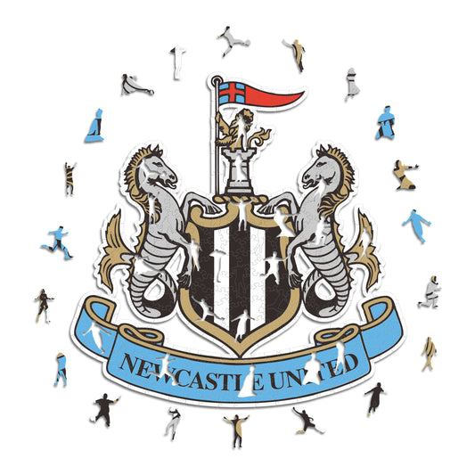 Logo Newcastle United FC® - Puzzle en Bois