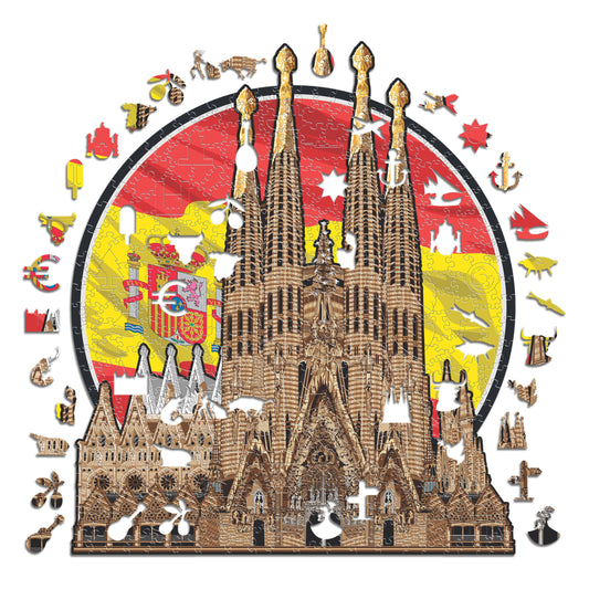 Sagrada Família - Puzzle Officiel en Bois