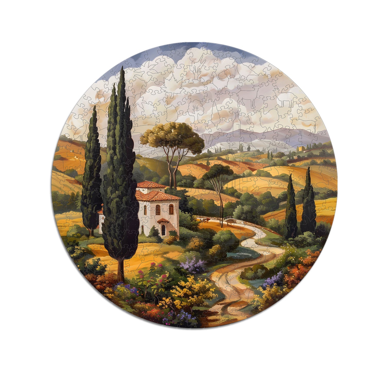 Toscane - Puzzle en Bois