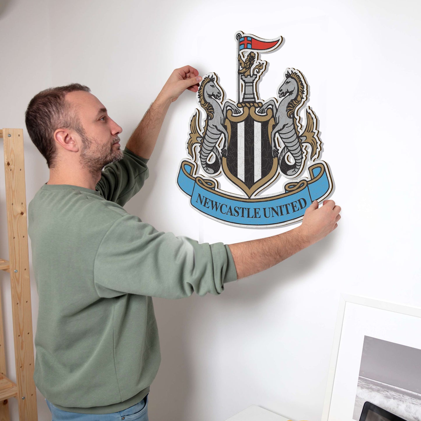 Logo Newcastle United FC® - Puzzle en Bois