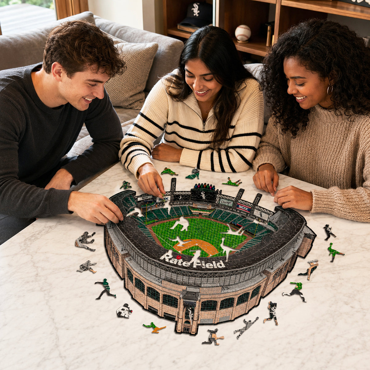 Rate Field Chicago White Sox™ Puzzle en Bois