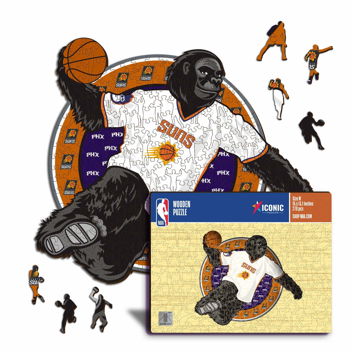 Mascotte Phoenix Suns™ - Puzzle en Bois